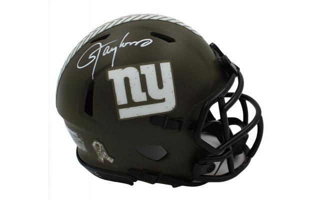 Lawrence Taylor Signed New York Giants Speed Salute To Service NFL Mini Helmet